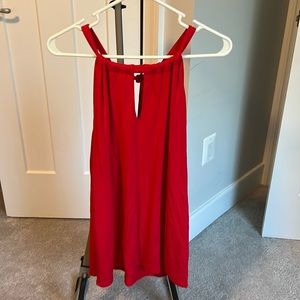 Flirty Red Tank Top